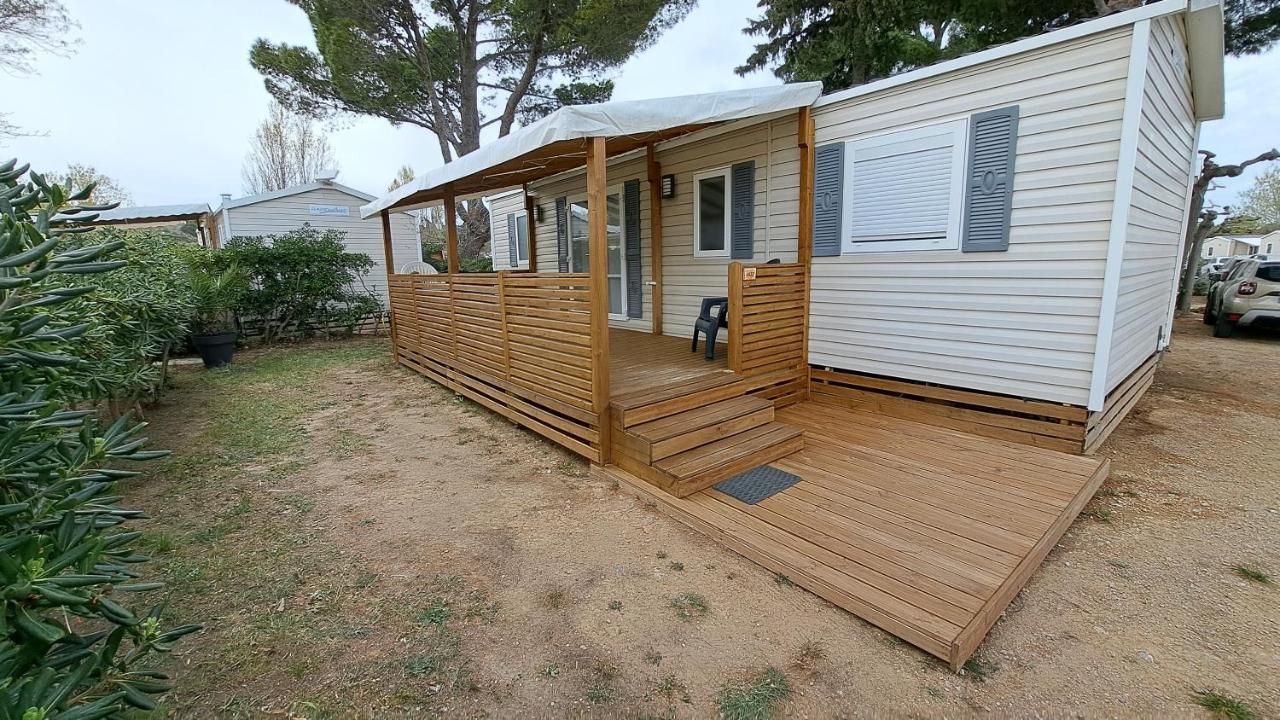 Mobile Home Climatisé 3 chambres à Narbonne Plage Exterior foto
