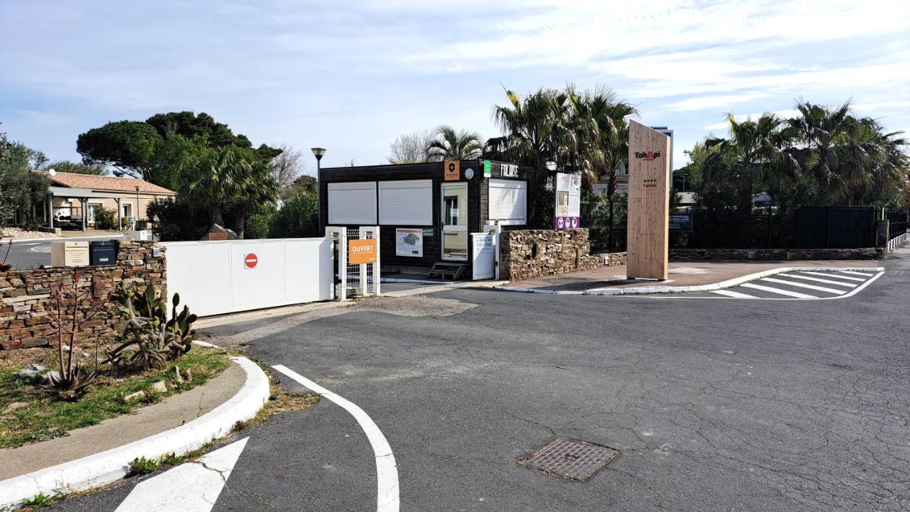 Mobile Home Climatisé 3 chambres à Narbonne Plage Exterior foto