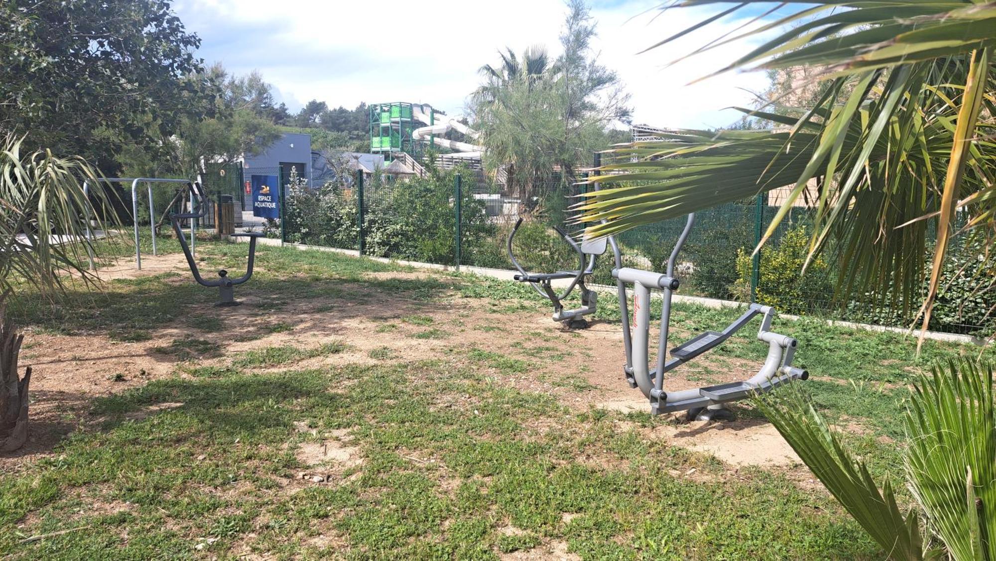Mobile Home Climatisé 3 chambres à Narbonne Plage Exterior foto