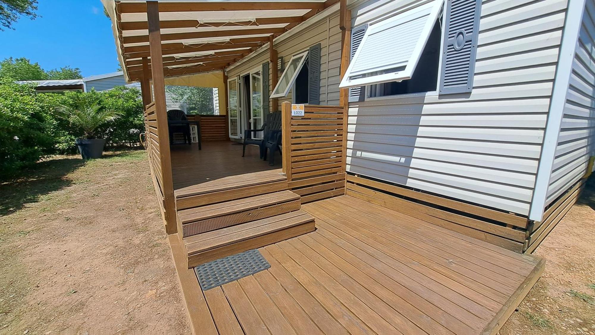 Mobile Home Climatisé 3 chambres à Narbonne Plage Exterior foto
